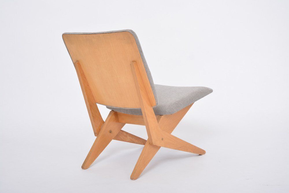 Vintage Fb18 Scissor Chair By Jan Van Grunsven For Pastoe, 1960s photo vintage
