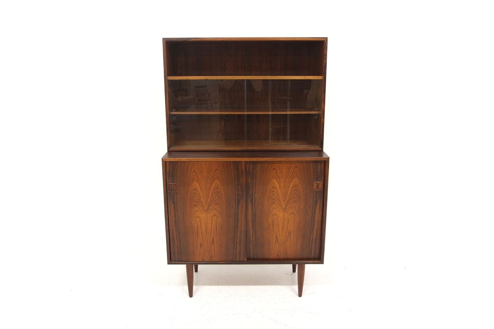 Rosewood Display Cabinet From Hjørnebo Møbelfabrik Horsens, Denmark, 1960s photo Furniture