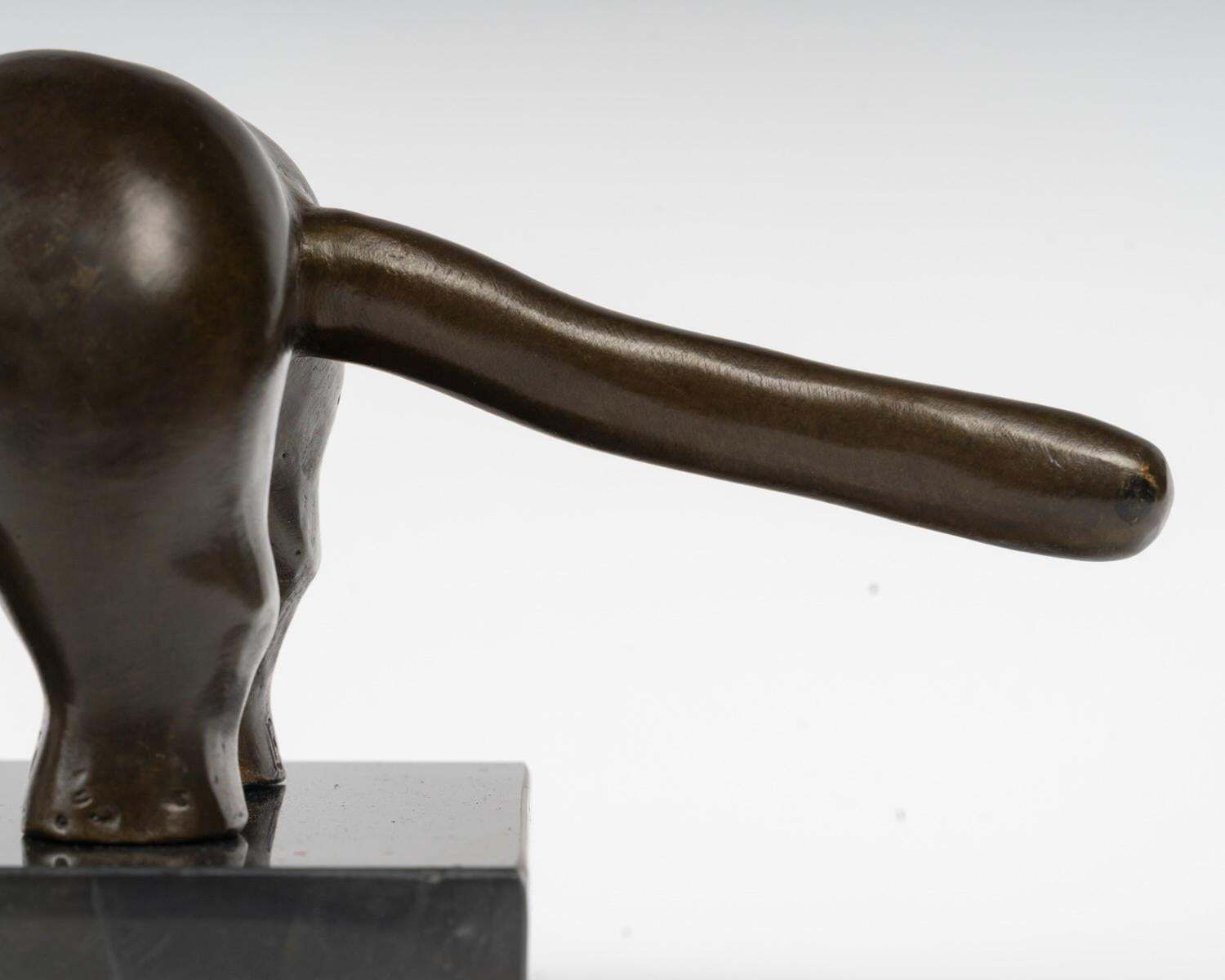 1758.0 Bronze Sculpture – El Gato – In The Style Of Fernando Botero photo