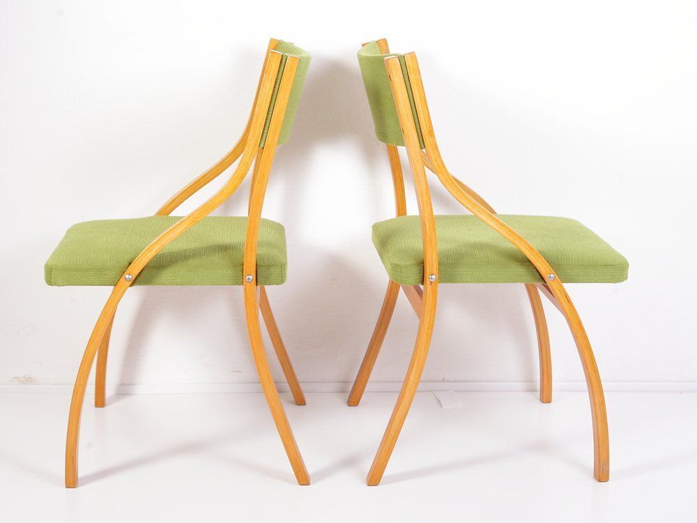 Tafel En Stoelen Van Ludvik Volak, Jaren 1970, Set Van 3 photo for sale