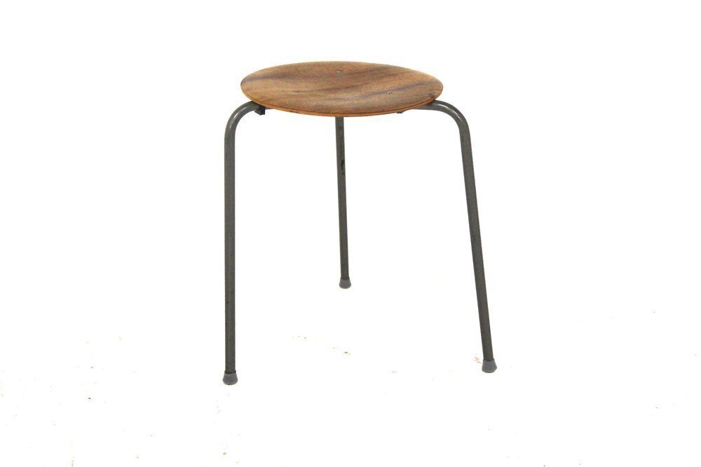 Scandinavian Teak Stool, 1960