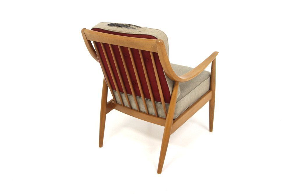 Scandinavian Fd144 Lounge Chair By Peter Hvidt & Orla Mølgaard Nielsen For France & Søn, 1950 photo furniture