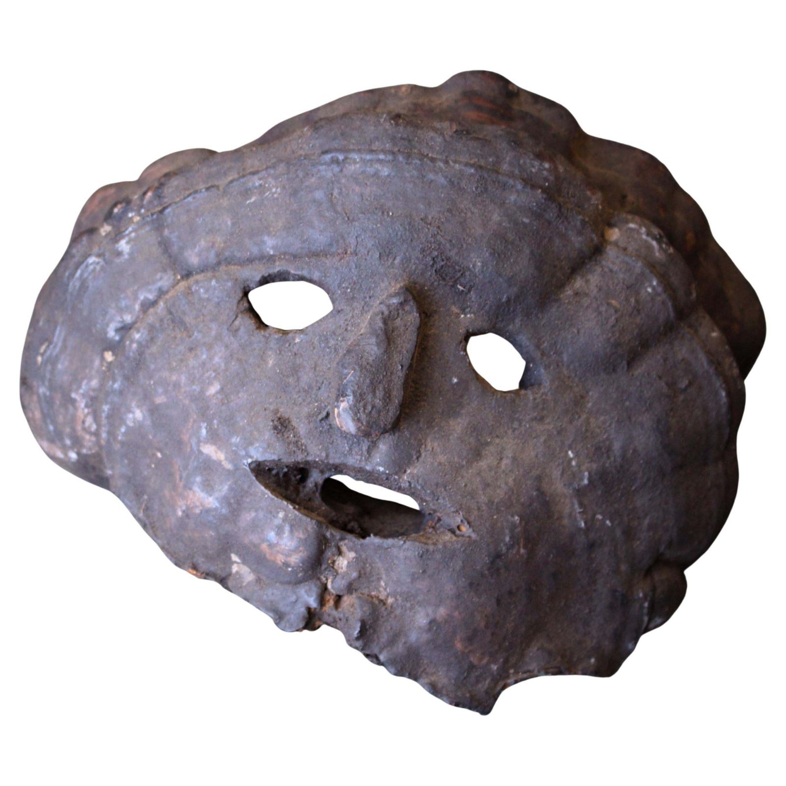 Early 20th C Polypore Shelf Fungi Natural History Nepalese Fog Eater Mask