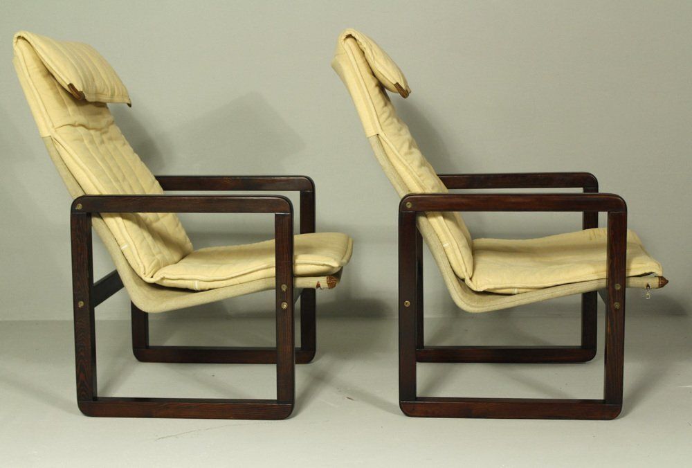 Set Of Armchairs Attributed To Knut & Marianne Hagberg For Ikea, 1980s photo furniture