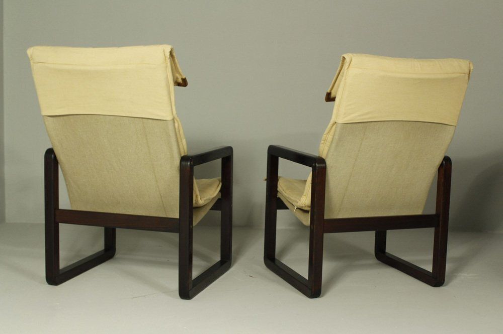 Set Of Armchairs Attributed To Knut & Marianne Hagberg For Ikea, 1980s photo for sale