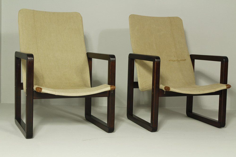 Furniture Set Of Armchairs Attributed To Knut & Marianne Hagberg For Ikea, 1980s photo