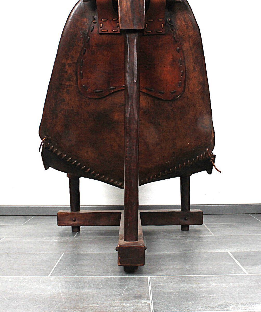 photo buy Brutalist Oak Lounge Chair And Ottoman, 1970s, Set Of 2