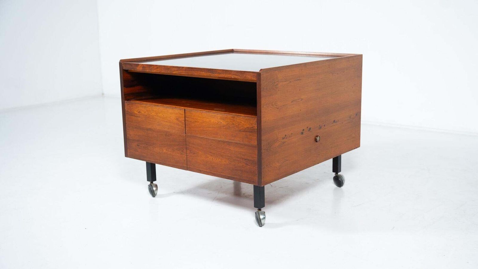 Furniture Mid Century Bar Cart By Arne Vodder For Sibast, 1960s photo