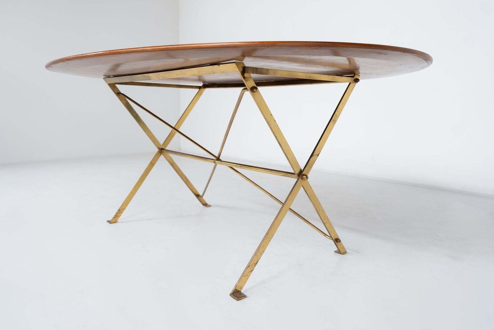 Mid Century Modern T3 Cavalletto Dining Table By Luigi Caccia Dominioni photo 14832.0