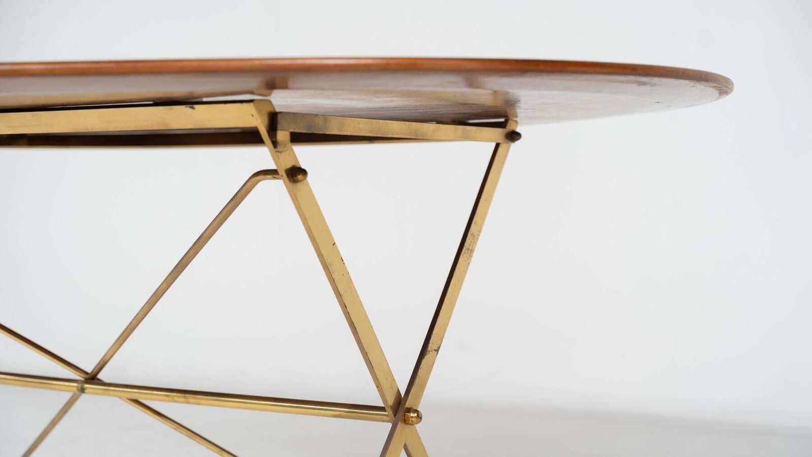 photo furniture Mid Century Modern T3 Cavalletto Dining Table By Luigi Caccia Dominioni