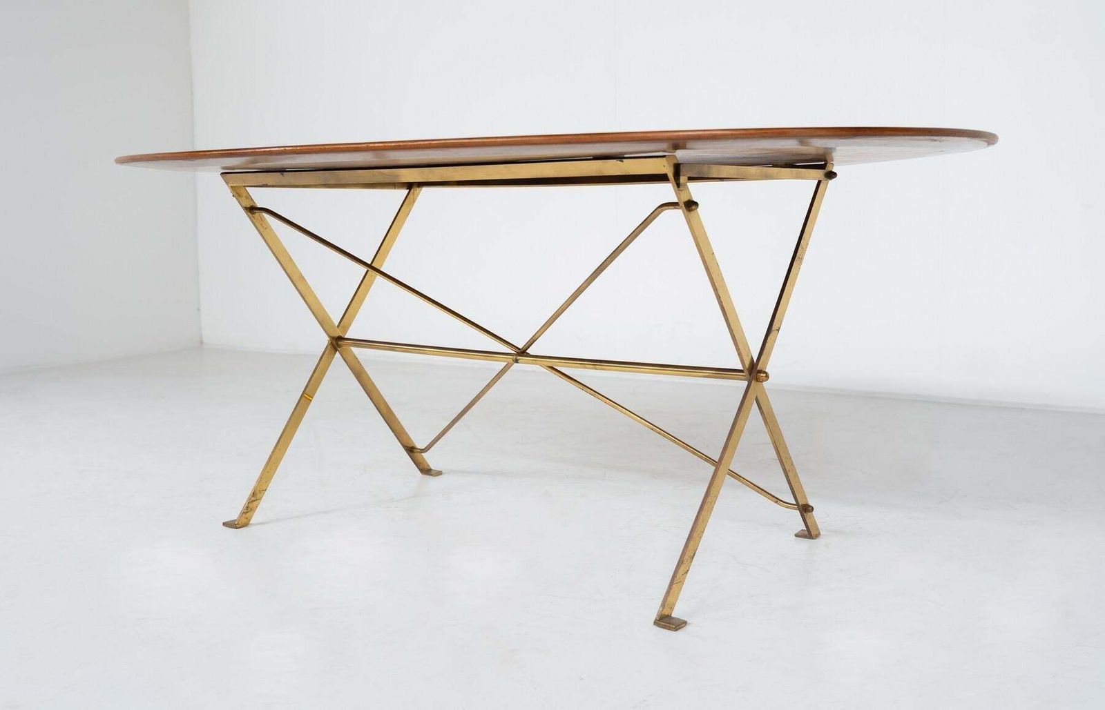 Furniture Mid Century Modern T3 Cavalletto Dining Table By Luigi Caccia Dominioni photo