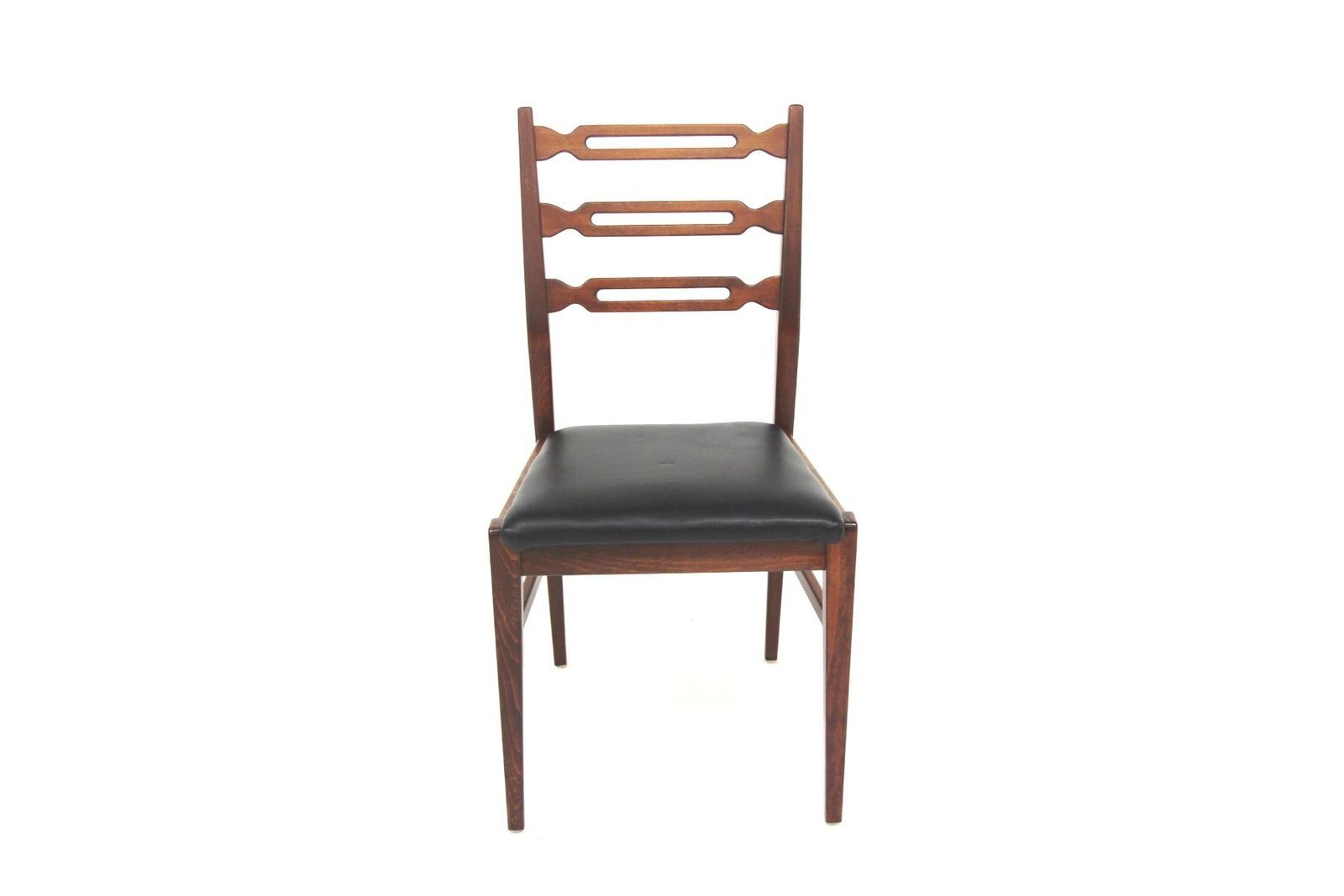 Vintage Scandinavian Chair In Skai And Beech, 1960 photo vinterior