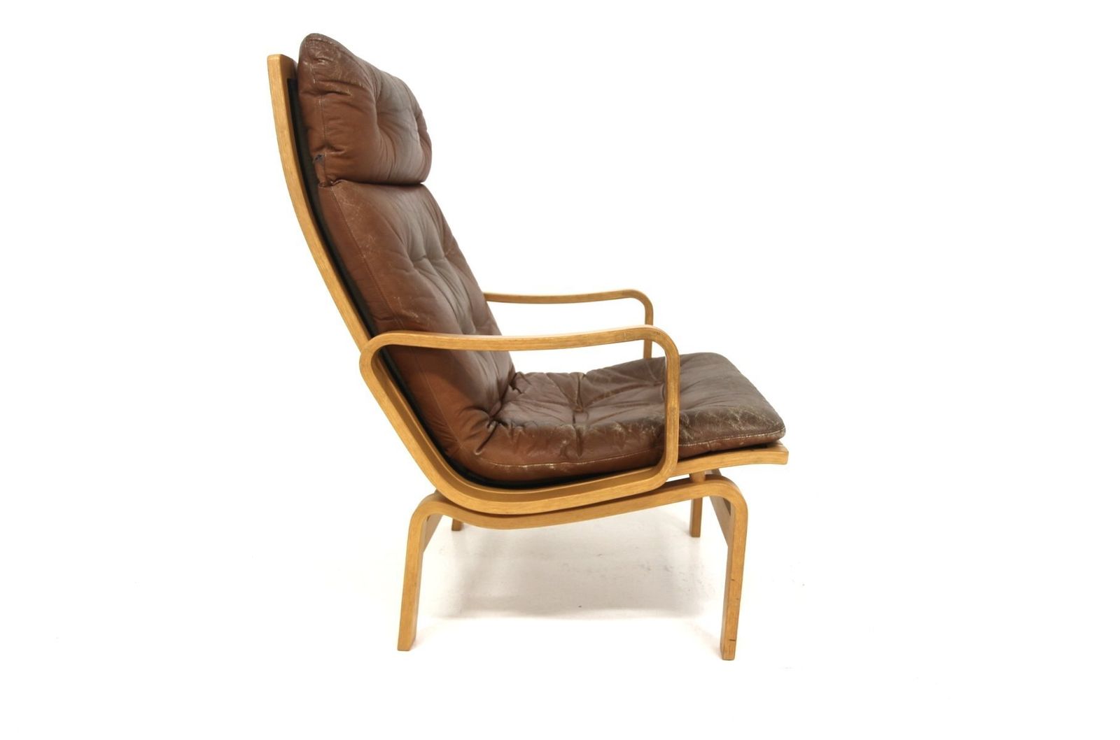 Scandinavian Leather Chair By Karl Erik Ekselius For Joc Vetlanda, 1960 photo buy