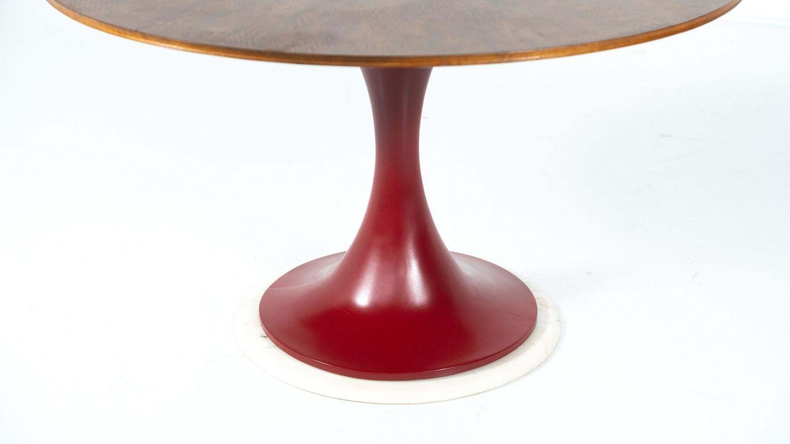 photo vinterior Wooden Dining Table In The Style Of Borsani, 1960s
