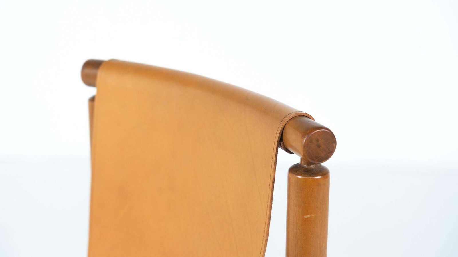 Mid Century Modern Set Of 6 Leather Dining Chairs By Ilmari Tapiovaara photo vinterior
