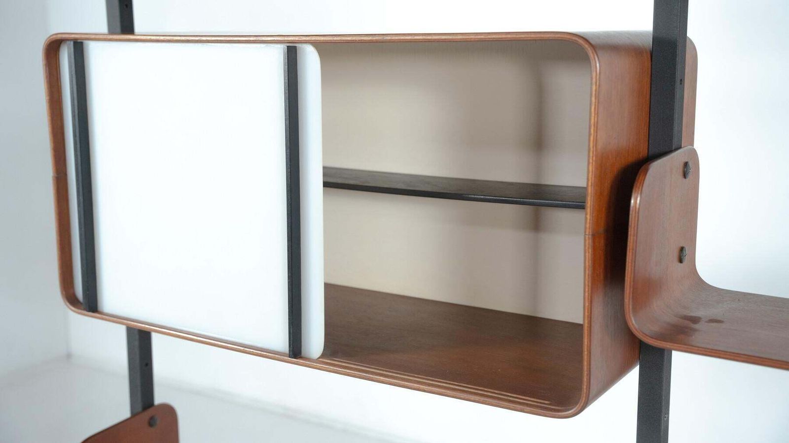 Wall Unit By Franco Campo And Carlo Graffi For Home Torino, 1950s photo Furniture