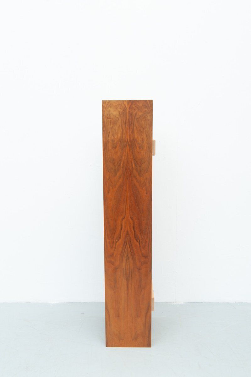 Wall Shelf In Walnut By Walter Wirz For Wilhelm Renz, 1960s photo vinterior