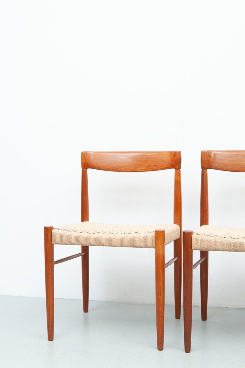 Vintage Teak Dining Chairs By Henry Walter Klein For Bramin, 1960s, Set Of 4 photo vinterior