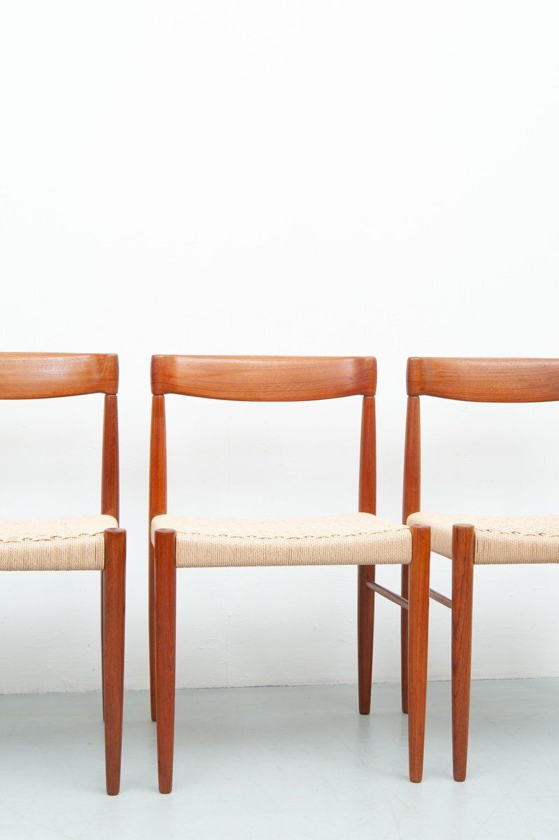 Vintage Teak Dining Chairs By Henry Walter Klein For Bramin, 1960s, Set Of 4 photo buy