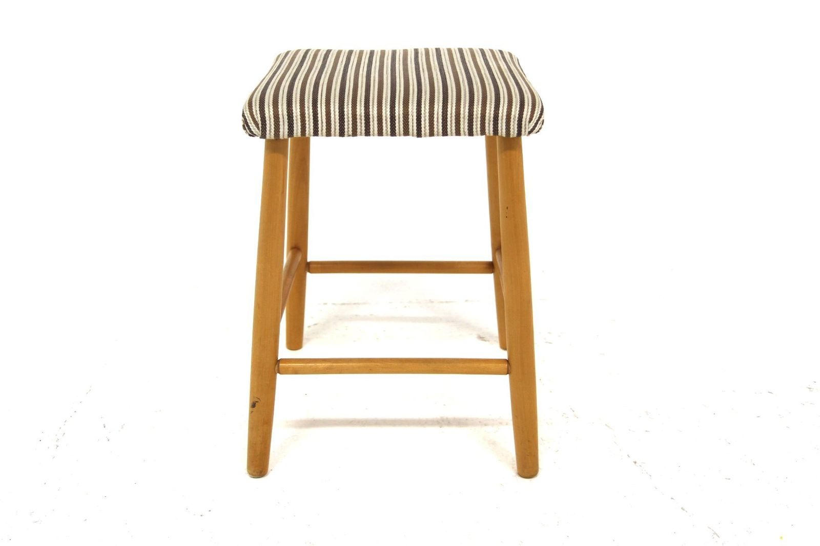 Scandinavian Beech Stool, Sweden, 1960s photo for sale
