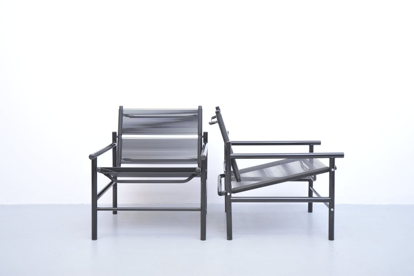 Vintage Fly Line Lounge Chair By Giandomenico Belotti For Cmp Padova, 1980s photo for sale