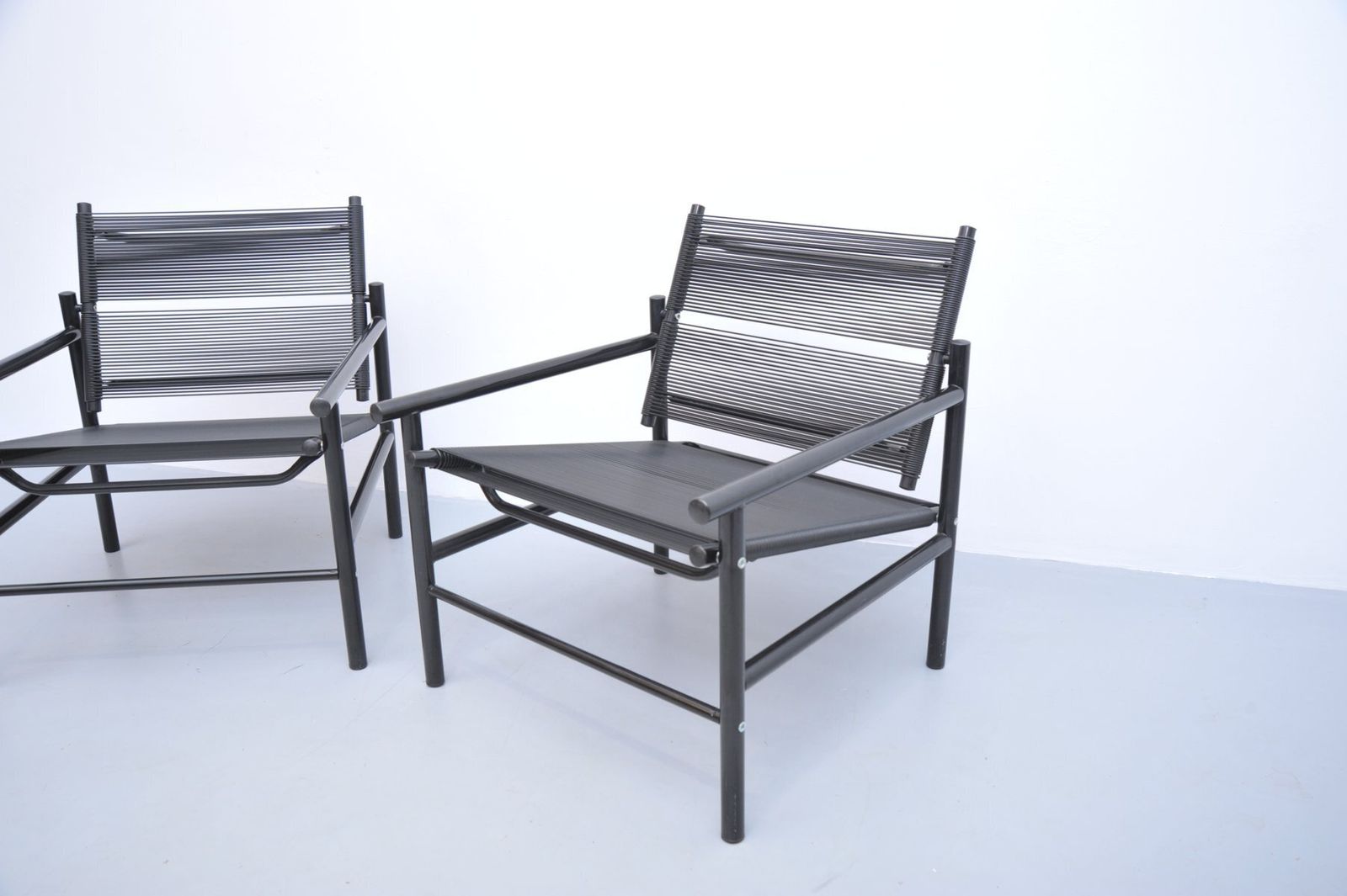 photo vintage Vintage Fly Line Lounge Chair By Giandomenico Belotti For Cmp Padova, 1980s