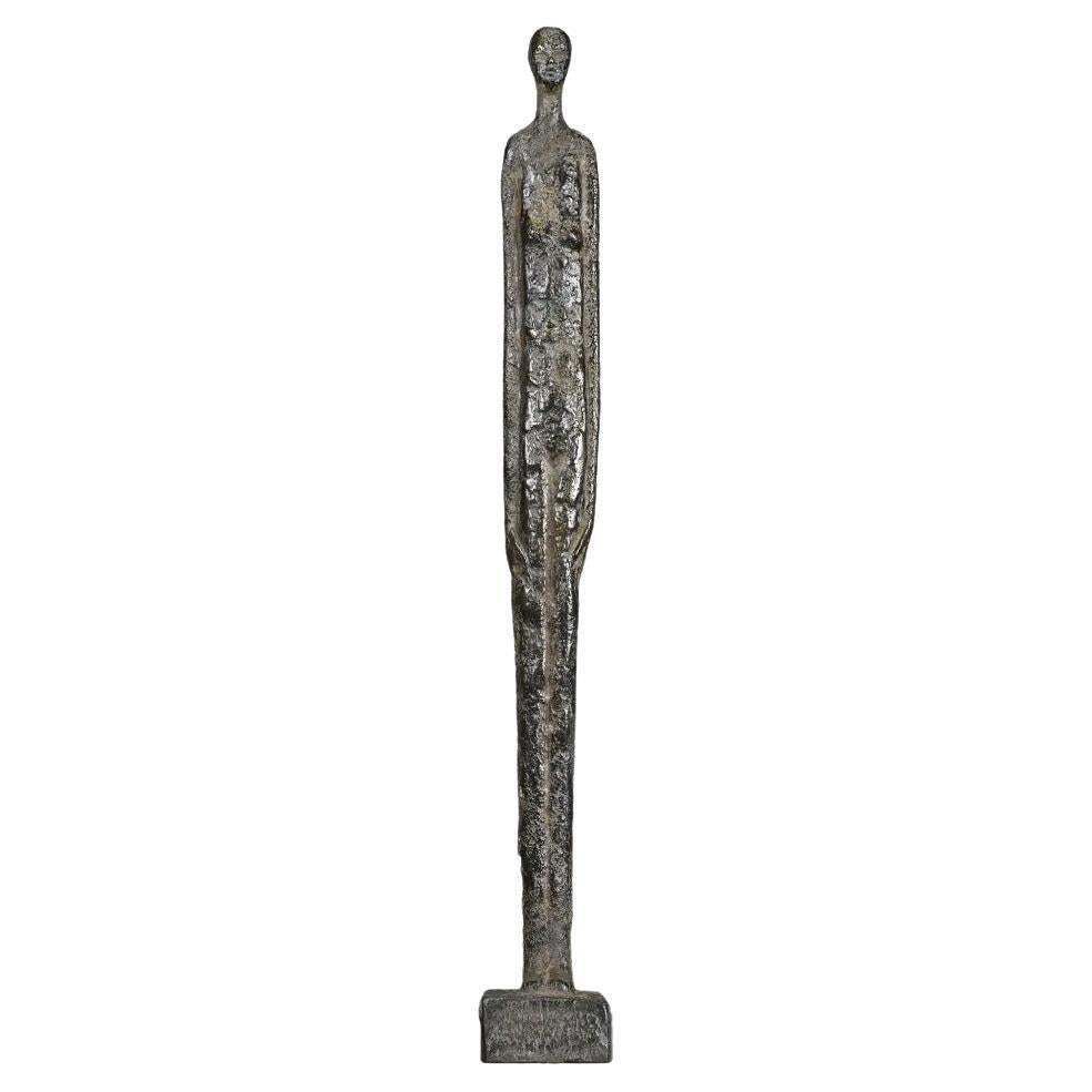 Etruscan Shadow Statuette In Bronze, Italian Antique Art Reproduction