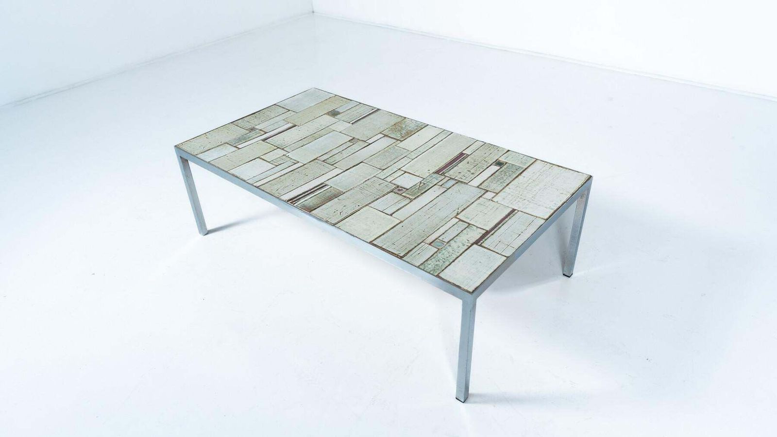 Mid Century Mosaic Coffee Table Attributed To Pia Manu, 1970s photo vinterior