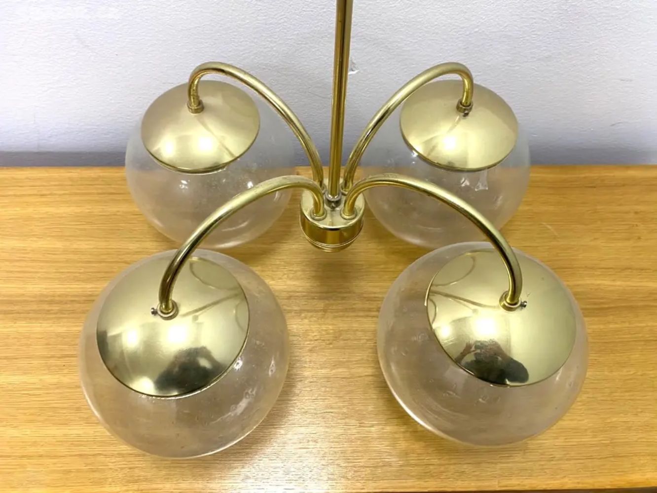 Retro Chandelier, Kamenický šenov, 1960s–1970s, Czechoslovakia $415.00 photo vinterior