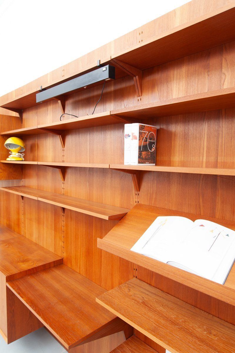 Mid Century Teak Royal Wall Unit By Poul Cadovius For Cado, 1960s photo vinterior