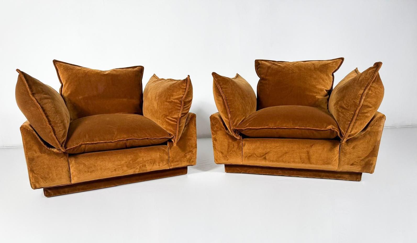 Pair Of Armchairs "Cado" By Gunnar Gravesen And David Lewis Divano For Icf photo furniture