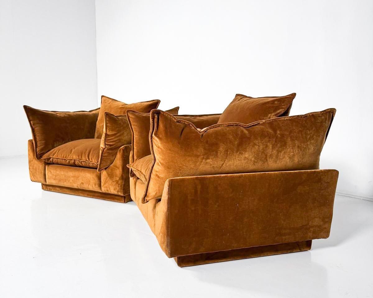 Pair Of Armchairs "Cado" By Gunnar Gravesen And David Lewis Divano For Icf photo buy