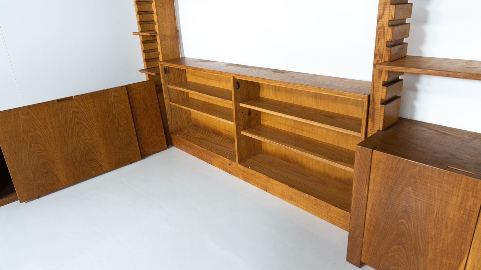 Large Bookshelf With Bench By Guiseppe Rivadossi For Officina Rivadossi, Italy photo Furniture