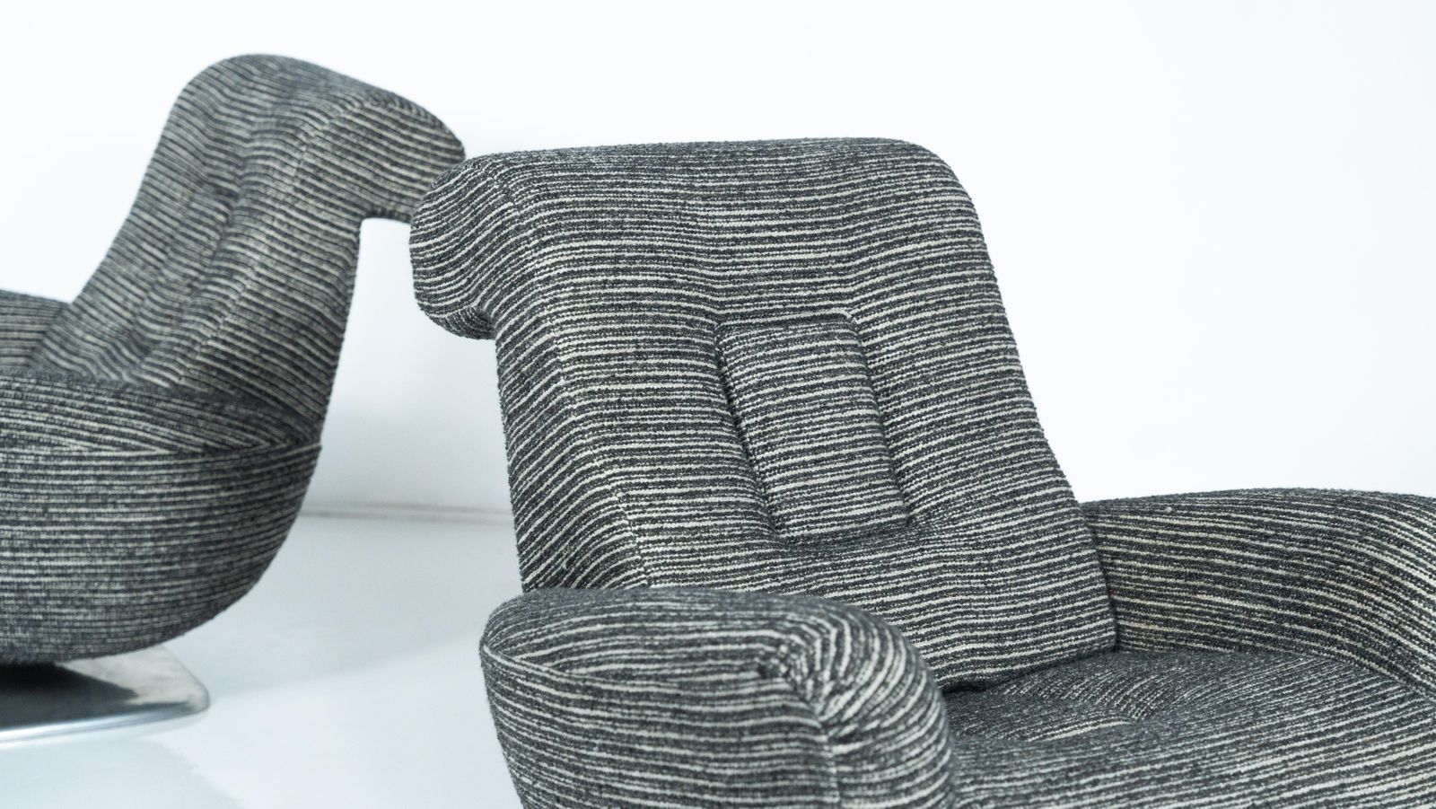 Furniture Mid Century Pair Of Armchairs, 1960s photo