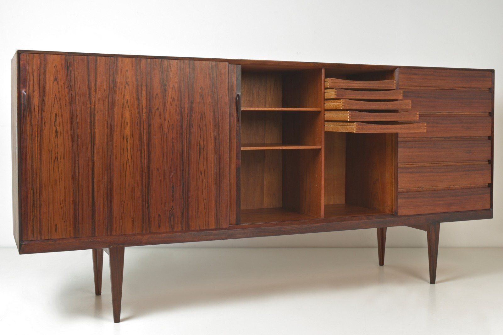 photo furniture Highboard By Henry Rosengren Hansen For Brande Møbelindustri, Denmark, 1960s