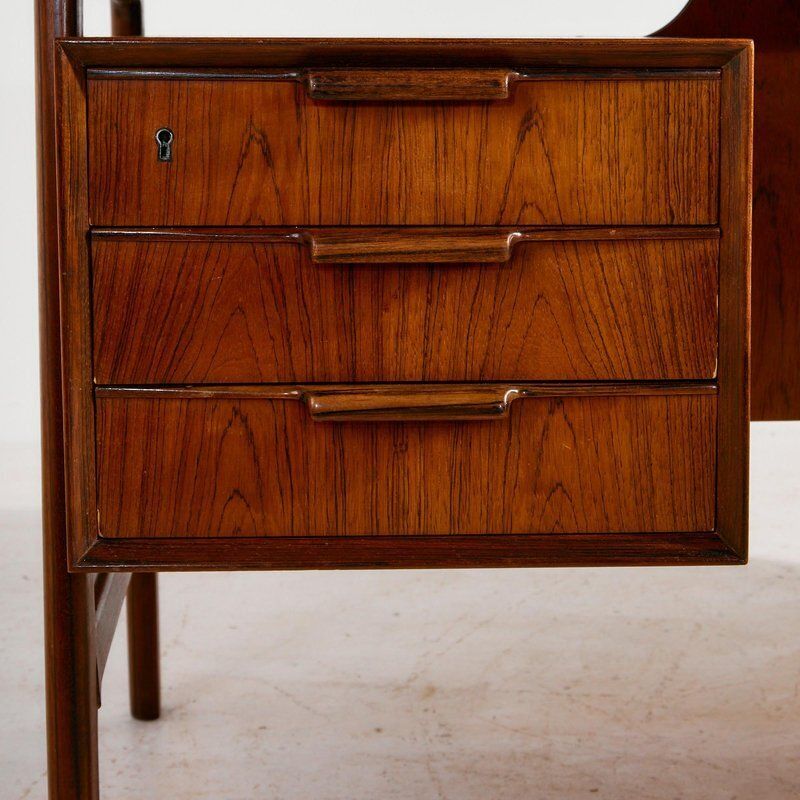 photo vinterior Model 75 Rosewood Desk By Gunni Omann For Omann Jun Møbelfabrik