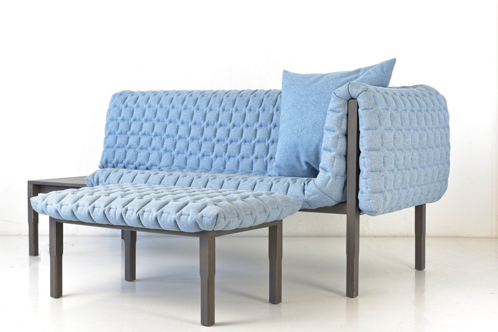 Ruché Sofa In Meridienne Felt By Inga Sempé For Ligne Roset, France, Set Of 4 photo 6436.0