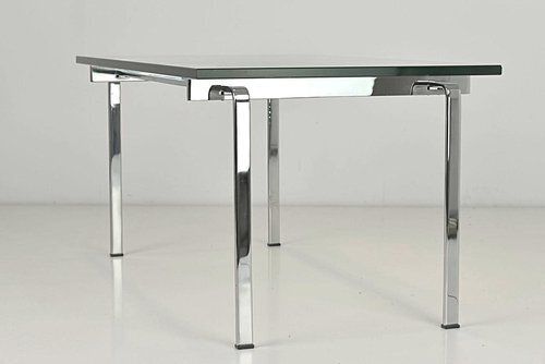 Large Side Table In Steel And Glass By Preben Fabricius And Jørgen Kastholm For Kill International, Germany, 1969 photo 2053.0