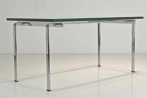 Large Side Table In Steel And Glass By Preben Fabricius And Jørgen Kastholm For Kill International, Germany, 1969 photo vintage