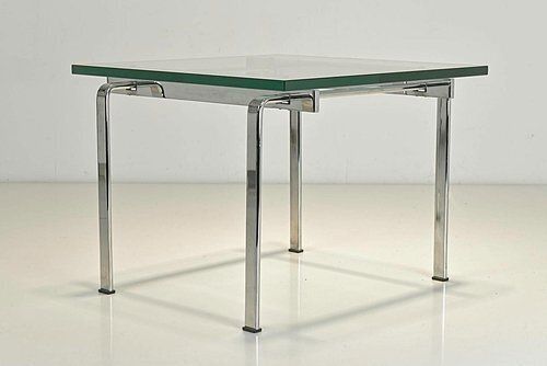 Side Table In Steel And Glass By Preben Fabricius And Jørgen Kastholm For Kill International, Germany, 1968 photo 1336.0