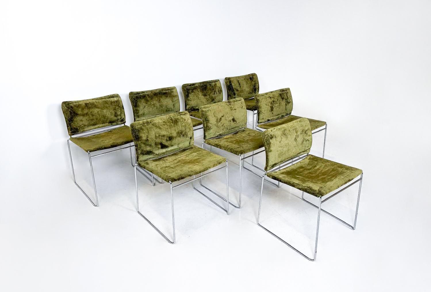 Set Of 8 Tulu Chairs By Kazuhide Takahama, 1969 photo vintage