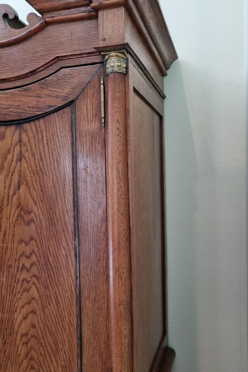 Empire Dutch Demountable Oak Cabinet With Hidden Secretary, 1820s photo 2299.0