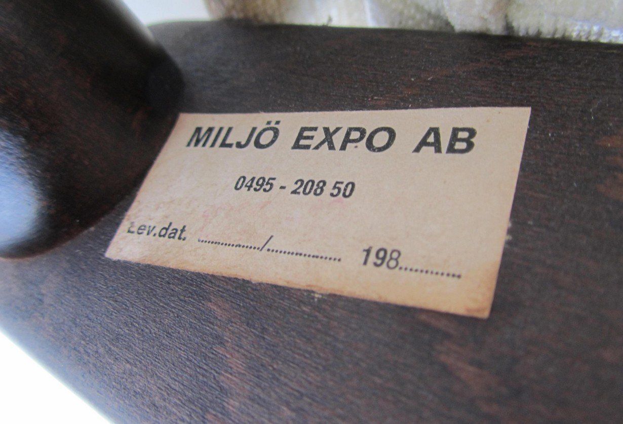 Lounge Easy Chair By Bror Boije For Dux Miljo Expo, Sweden, 1980 photo buy