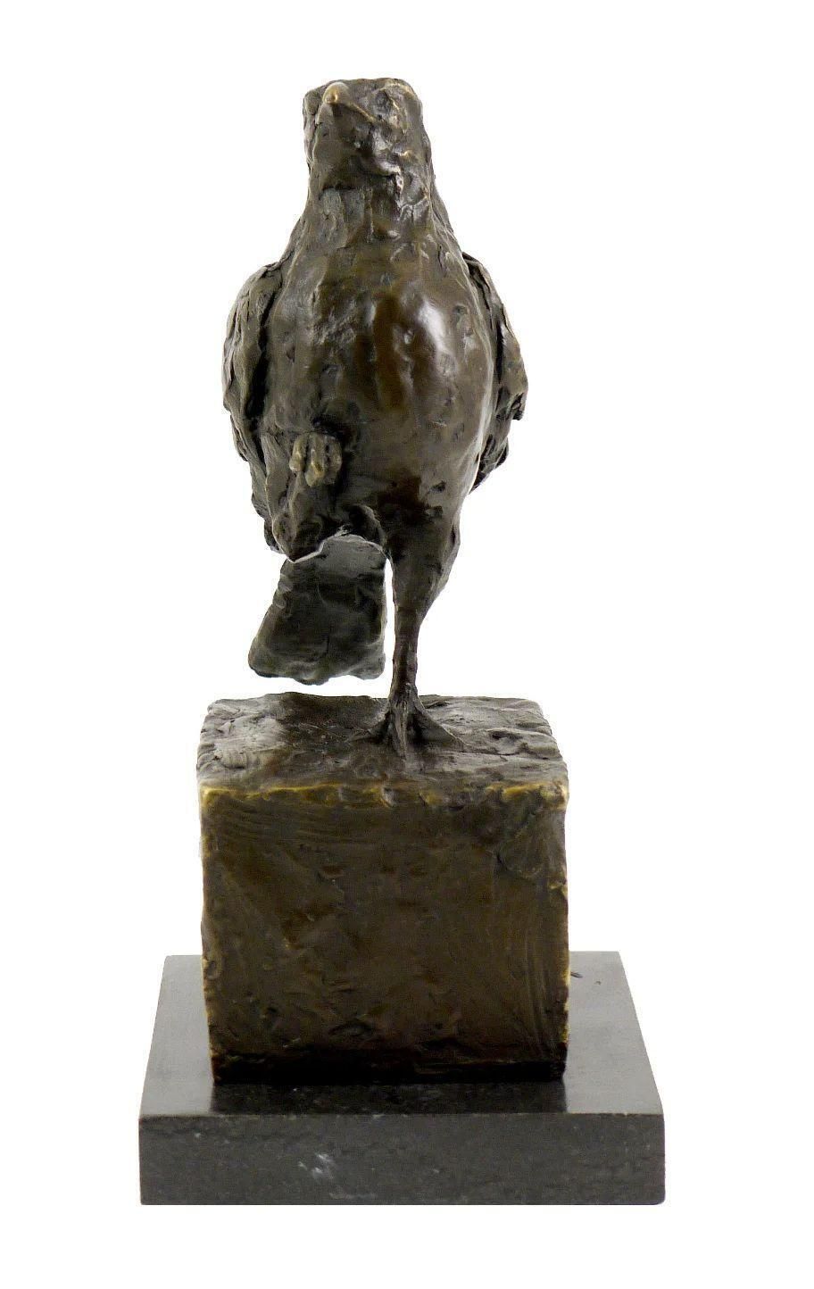 Rembrandt Bugatti Proud Bird In Taste – Bronze Sculpture On Marble photo vinterior