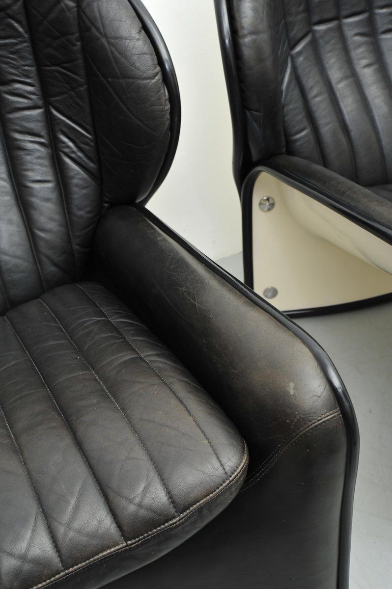 Set Of Lotos Armchairs By Anderé Vandenbeuck For Strässle International, Switzerland photo buy