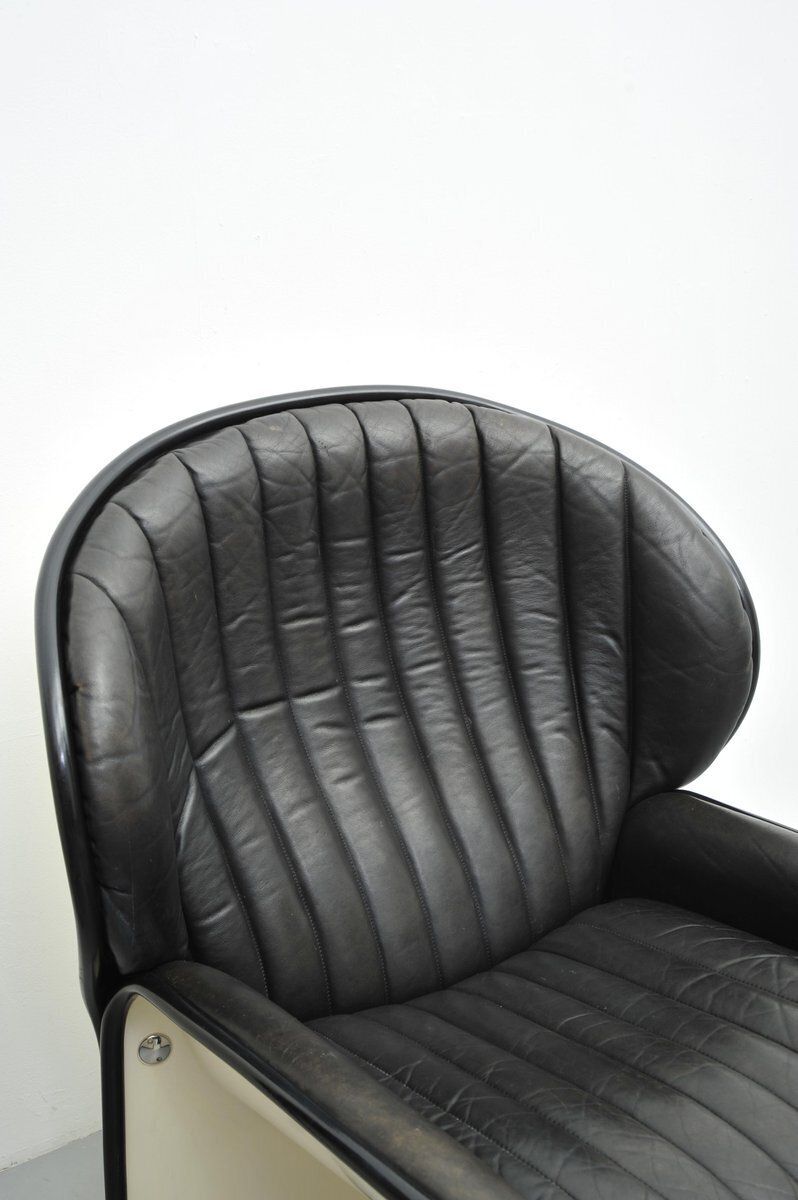 Set Of Lotos Armchairs By Anderé Vandenbeuck For Strässle International, Switzerland photo vintage