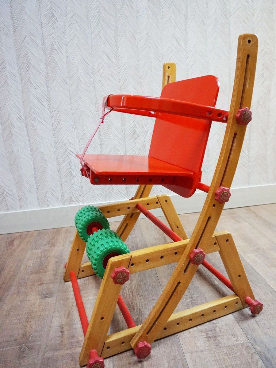 Top Banana Child Multfunctional High Chair Zauberstuhl By Benno Zimmermann, 1987 photo vinterior