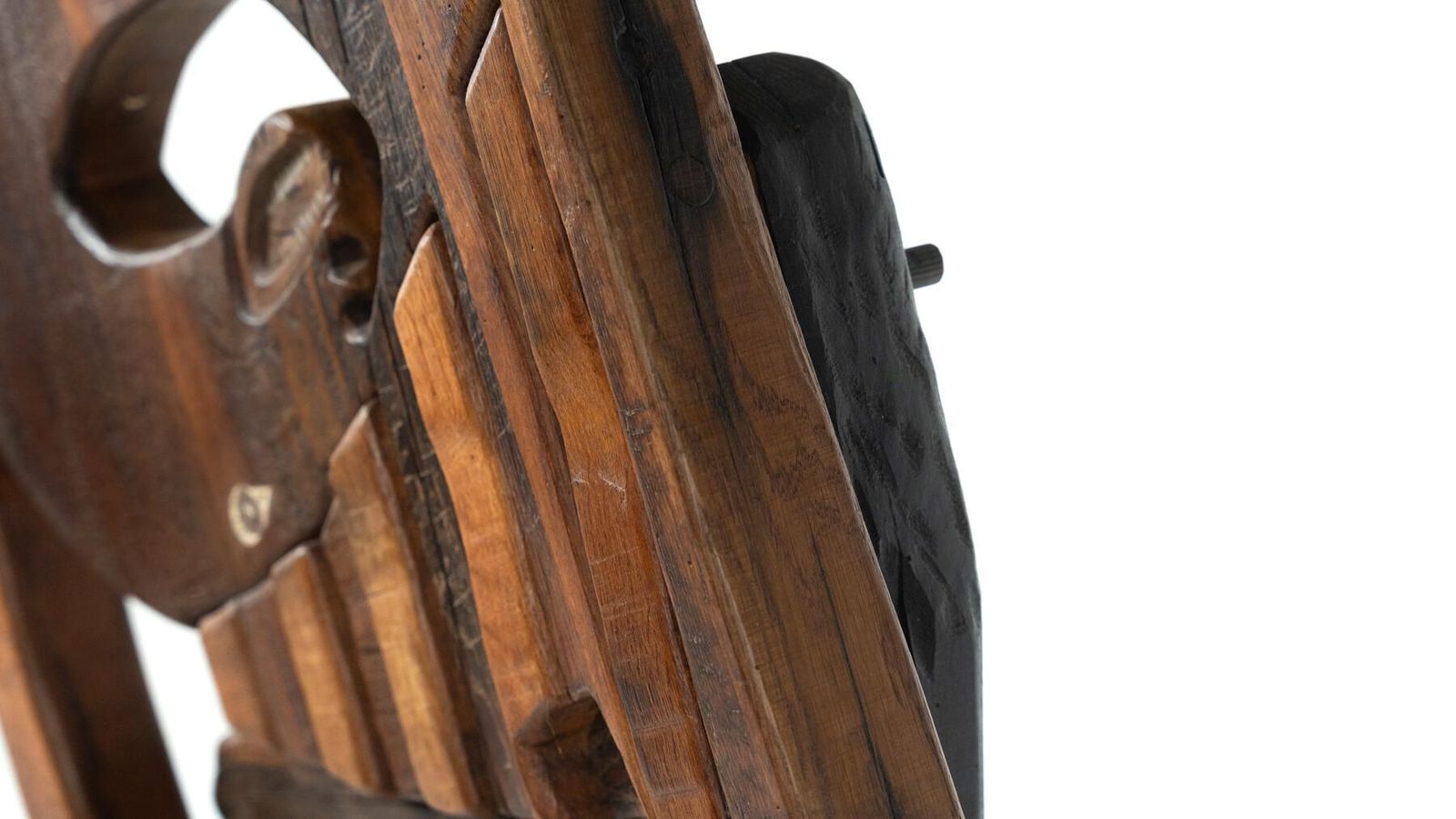 Wooden Horse Sculpture By Luciano Bertolotto, Italy, 1990s photo for sale