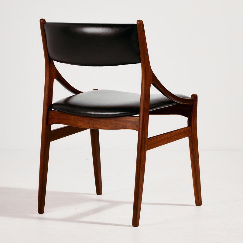 Rosewood Dining Chairs By Vestervig Eriksen For Brdr. Tromborg, Set Of 4 photo for sale