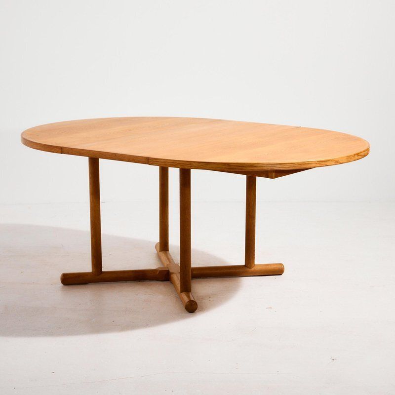 Oak Dining Table By Kurt østervig For Jason Møbler photo for sale